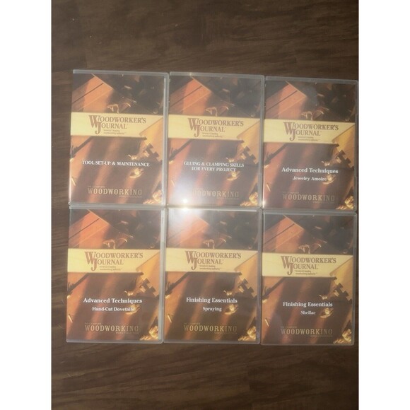 Woodworker's Journal DVDs Video Collection Wood Shop Educational Huge Lot Of 27! - Picture 3 of 5